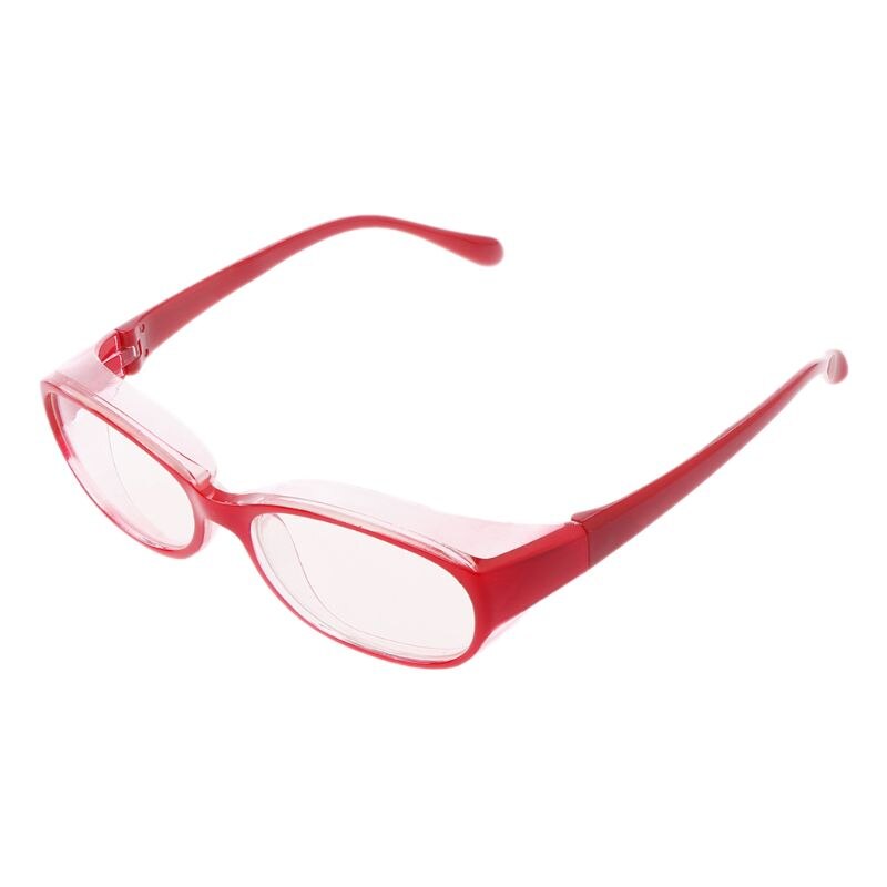 Beskyttelsesbriller øjenbeskyttelse anti-tåge vindstøv sandblå briller pollen-bevis: Rød