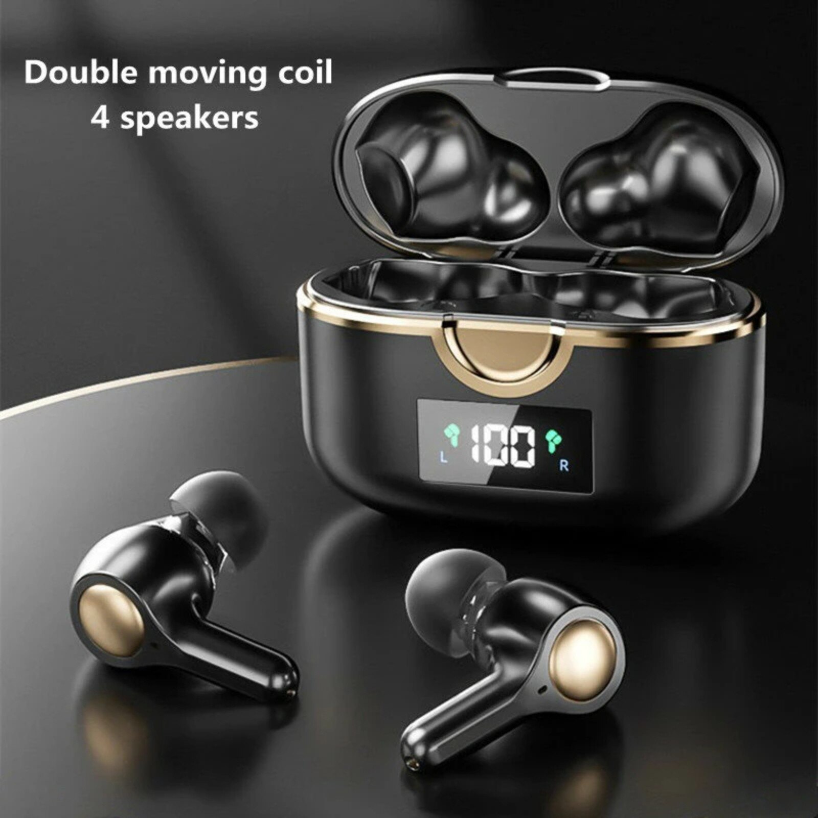 Schnelle lieferung:  t22 kabellose led-kopfhörer, hifi-stereo-hd-bluetooth-ohrhörer, wasserdichtes sport-headset, bluetooth-ohrhörer