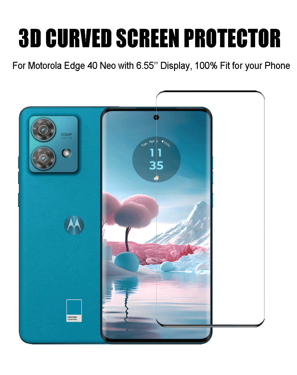 Screen Protector For Motorola Edge 40 Neo Protective Films Tempered Glass Motorola Edge 40 Edge 40 Pro/Edge 30 Ultra 30 Fusion
