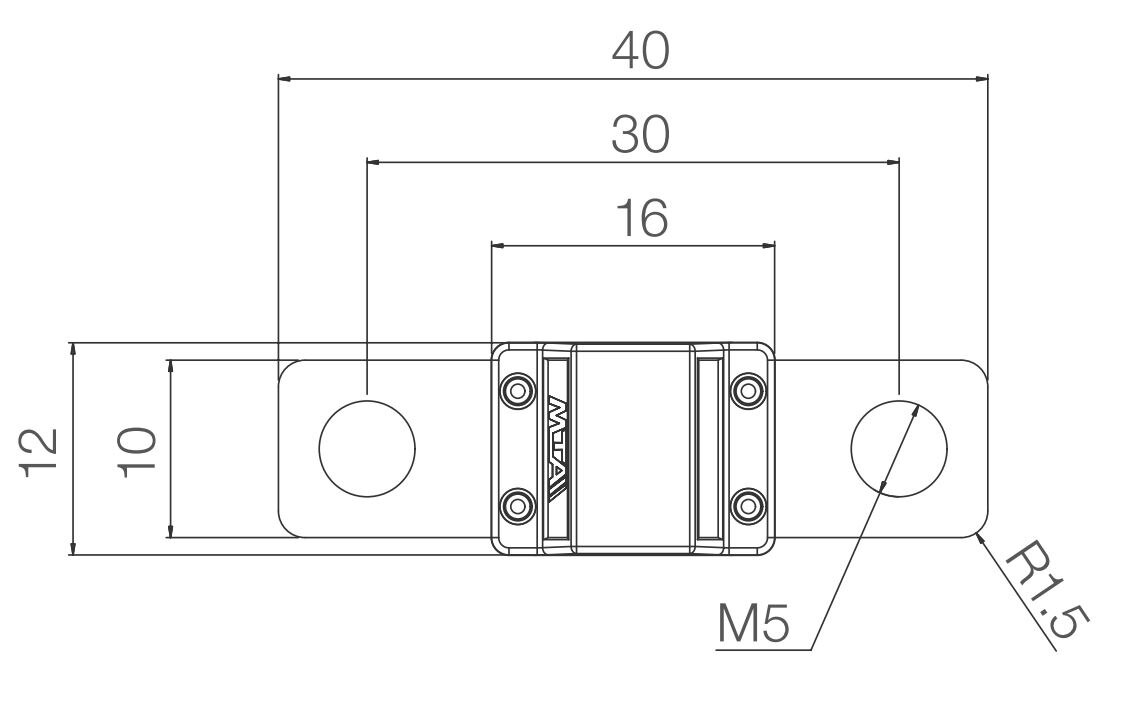 Midival sikring 125a rosa mta