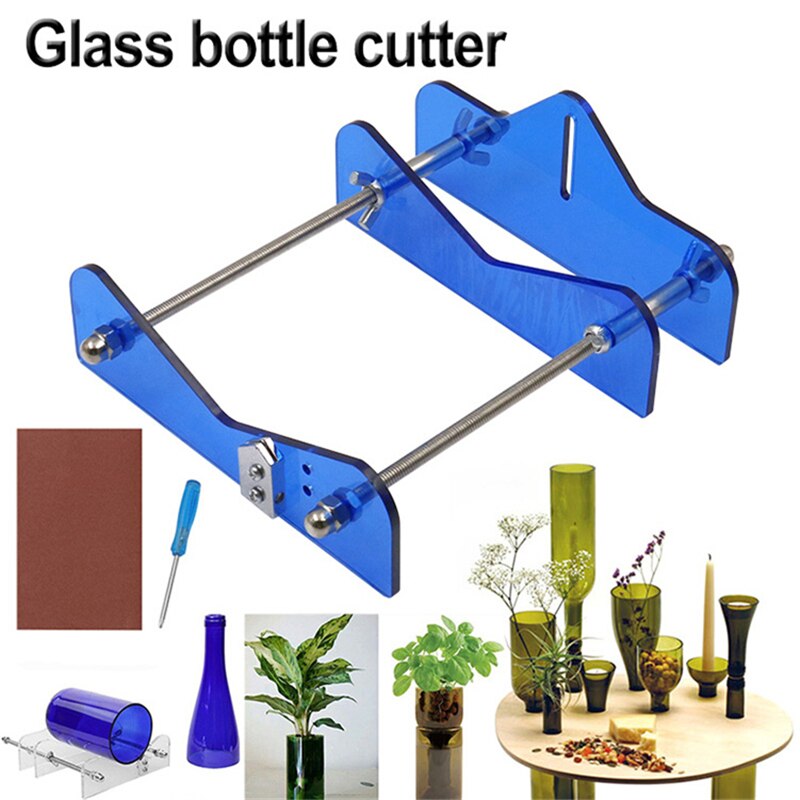 Herramienta cortadora de botellas de vidrio para botellas, cortadora de botellas de vino, cerveza, cortador de botellas DIY, máquina de herramientas de corte