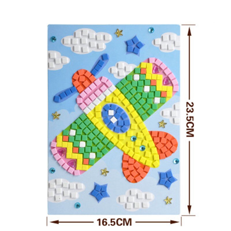 12 stili Possono Essere Scelgono Lotto 3D Mosaici Di Puzzle Creativo Sticker Gioco Animali di Trasporto Arti Del Mestiere per I Bambini Giocattolo Educativo giocattolo: Type 5