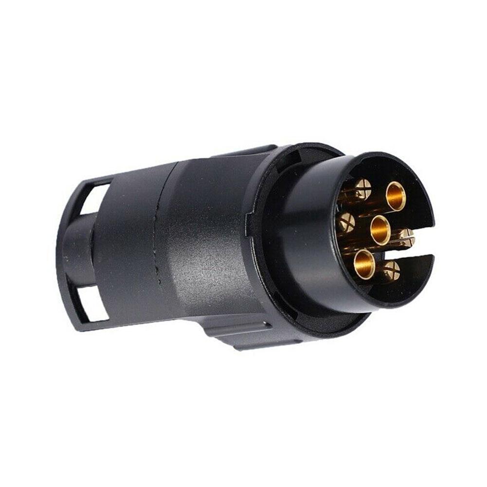 Car Trailer Truck 7 Pin to 13 Pin Plug Adapter Trailer Connector 12V Towbar Towing Plugs Socket Adapter Protect Connections