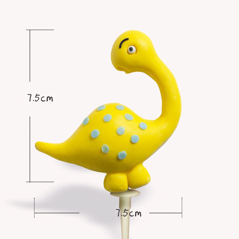Dinosaur Theme Party Decor Dinosaur Cake Topper Dinosaur Animals Figures Cupcake Topper Dino Birthday Cake Decor Accessories: 5