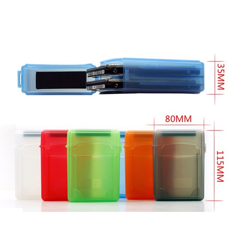 2.5 Inch Color Plastic Hard Disk Protection Box Anti-Static, Moisture-Proof and Dust-Proof Hard Disk Storage Box