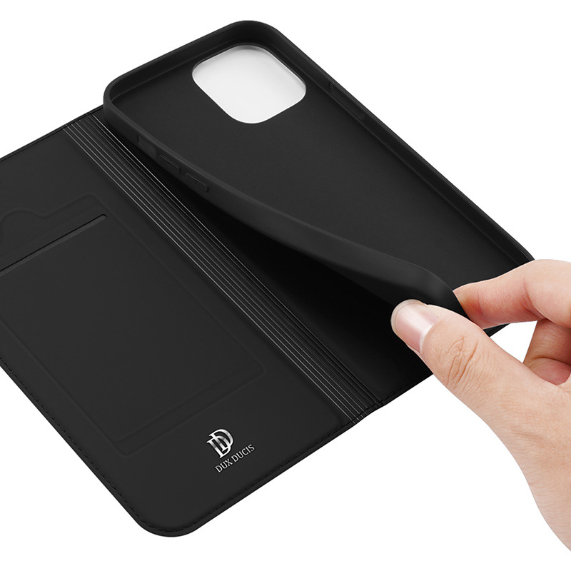 Original Dux Ducis Pu Leather Case For Iphone 16 15 14 Plus 13 12 Pro Max Xs Se2 Coque Luxury Thin Flip Cover Wallet Phone Cases