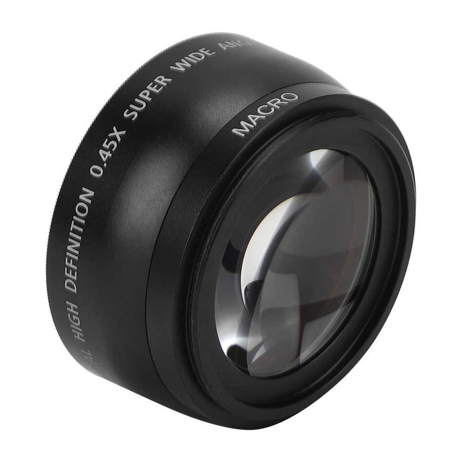 len parts camcorders JSR‑1152 55MM 0 45X Advanced Wide Angle Macro Lens Fit for All 55MM Diameter Camera Lenses