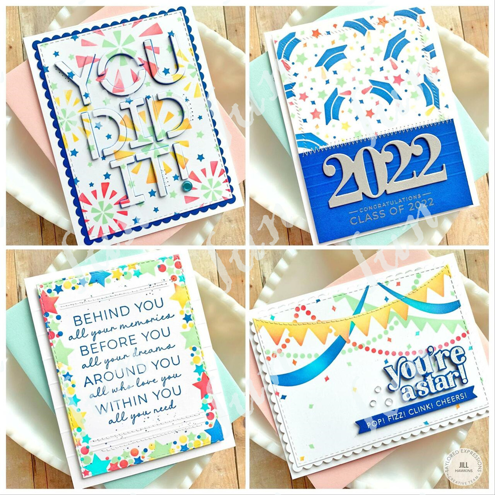 Marcapáginas botánico con de gato, Set de sellos de flores rosadas, tarjetas de papel para manualidades, plantillas de troqueles de corte de Metal para colorear