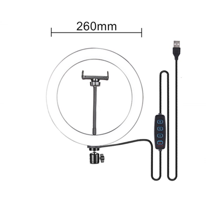 リングランプ三脚ledリングライトselfieランプ撮影リング電話の写真撮影照明カメラの三脚キット: 2