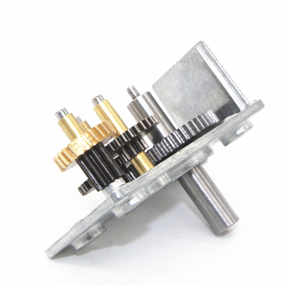 46X32 Full Metal Gearbox Turbo Worm Motor Speed Reduction Speed Reducer for Jgy370