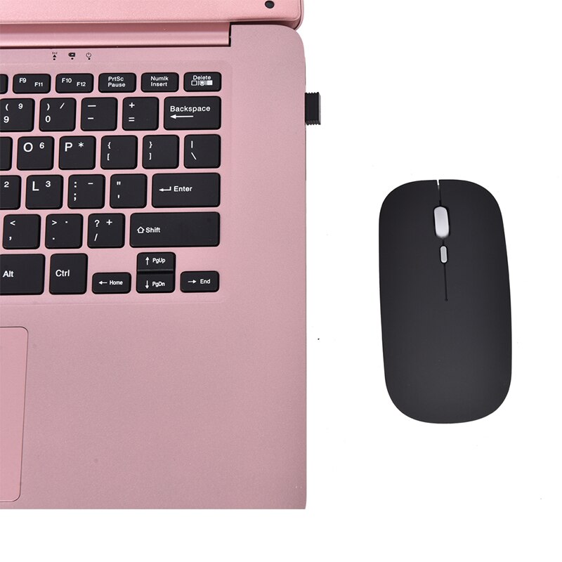 Wiederaufladbare optische funkmaus mit geräuschlosen tasten, ultradünn, mini-optik, ultradünn, usb 2.4g -anschluss für computer, laptop und pc