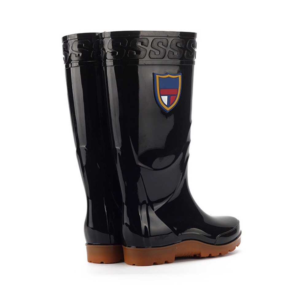 Mannen Rubber Schoenen Regen Laarzen Outdoor Waterdichte Voor Mannelijke Dikke Zool Ademend Praktische
