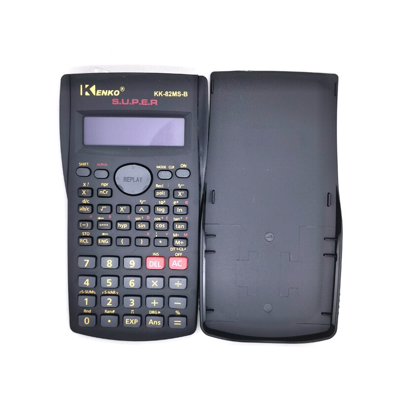 Handheld Student's Scientific Calculator 2 Line Display 82MS/TL Portable Multifunctional Calculator for School Mathematics