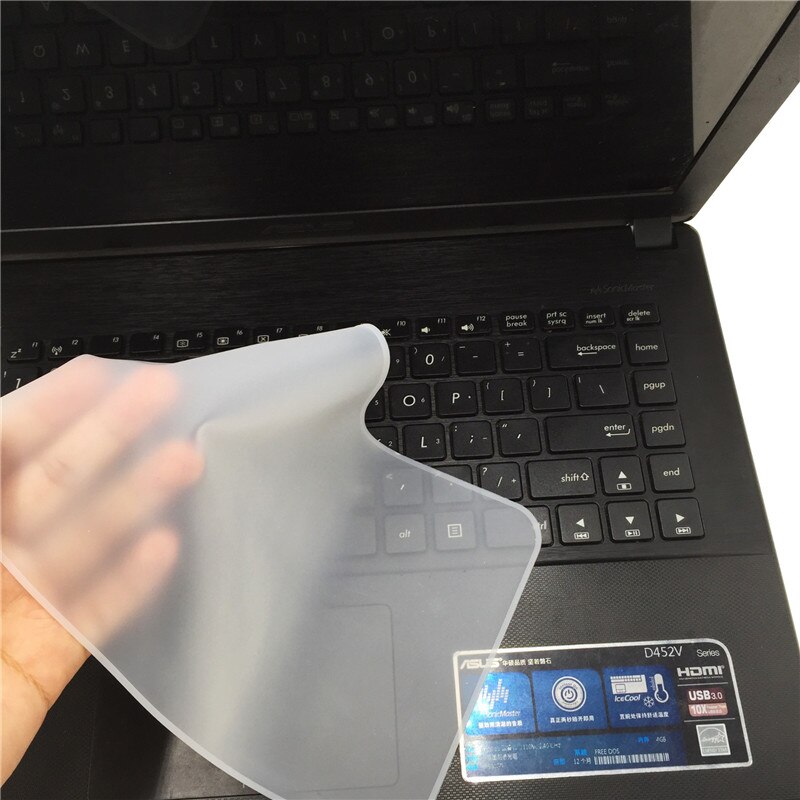 Waterdichte Laptop Toetsenbord Beschermende Film 15 Tot 17 Inch Siliconen Transparante Notebook Computer Toetsenbord Stofdicht Film