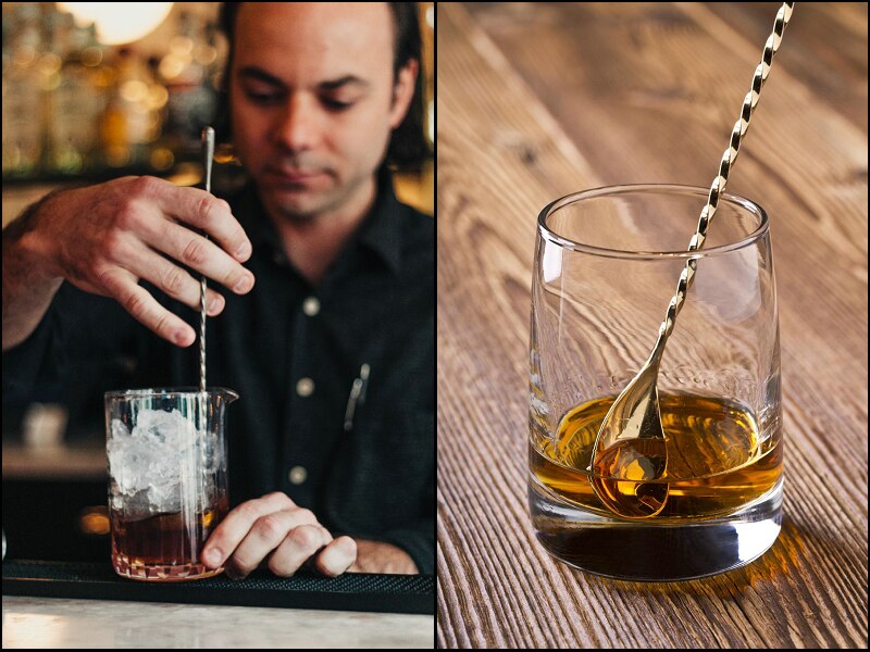 30cm/40cm/50cm Teardrop Cocktail Bar spoon Mixing Spoon 304 Stainless Steel Twisted Mixing Stir Spoon Bar Tool