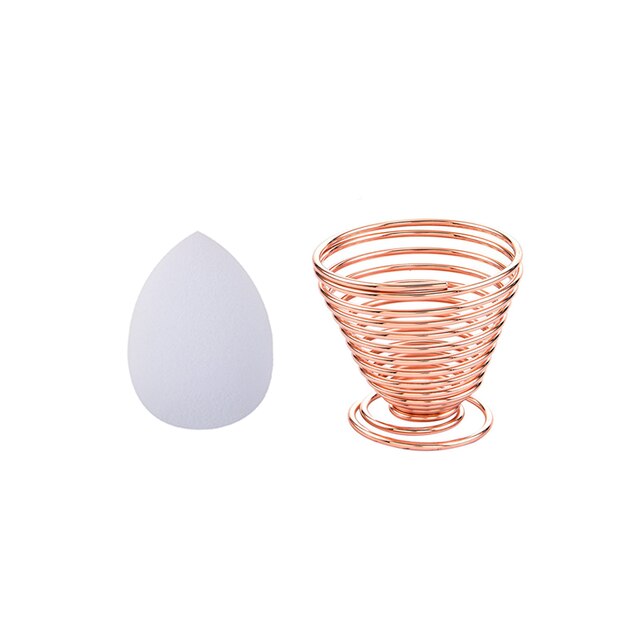 2 stuks/set cosmetische sponsjeshouder set professionele make-upspons foundation spons beauty tools accessoires water kalebasvormig: Stijl 16