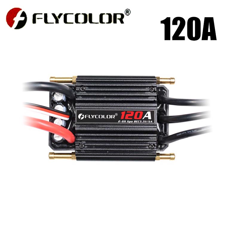 Original Flycolor 50A 70A 90A 120A 150A Bürstenlosen ESC Geschwindigkeit Regler Progaming Karte 2-6S Lipo BEC 5,5V/5A für RC Stiefel: Burgunderrot