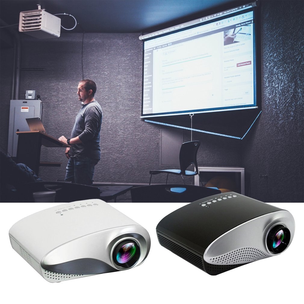 Mini Micro Projector 802 Home Led Portable Projector With Hdmi Tv Interface Supports Hd 1080P Projector