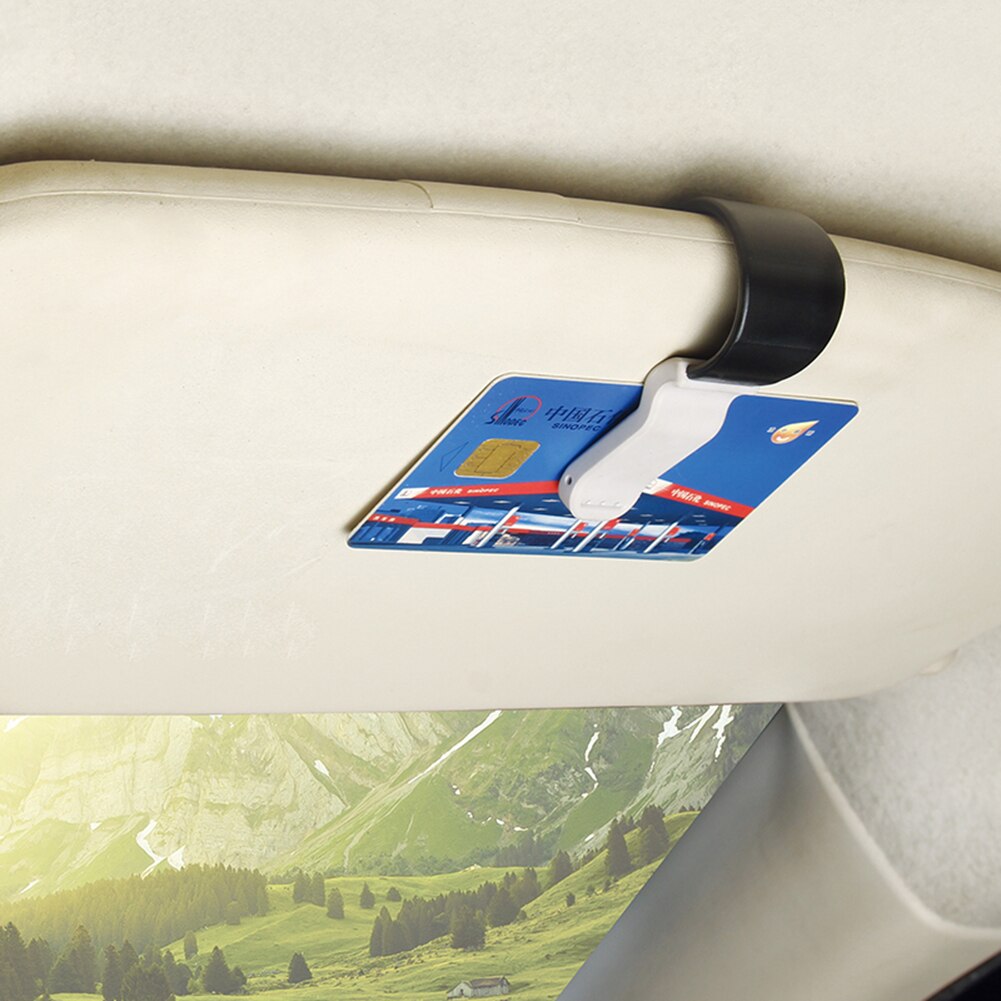 Universele Zonnebril Glazen Houder DM-107 Ticket Kaart Clip Auto Zonneklep Voor Outdoor Persoonlijke Auto Accessoires