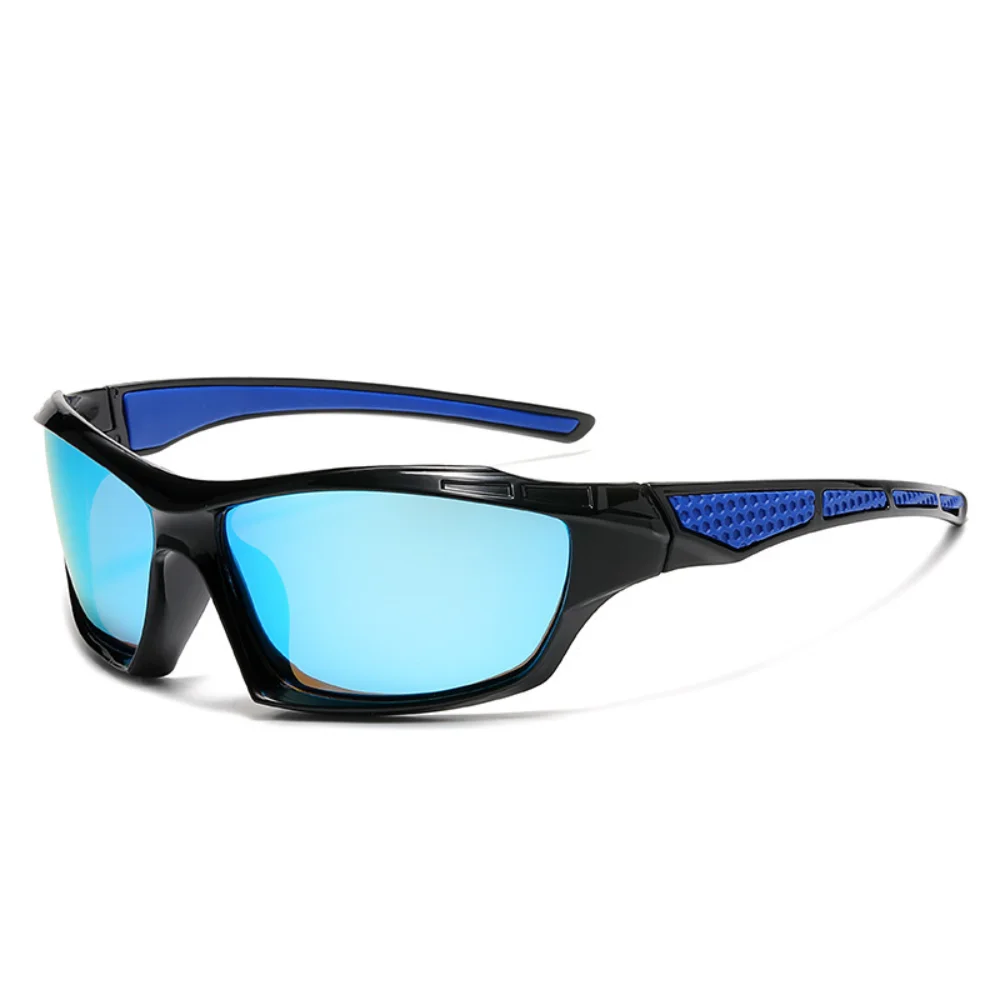 Sports Sunglasses Men Women Fishing Hiking Running Cycling Mountaineering Sport Sun Glasses Windproof UV400 Eyewear: Yellow