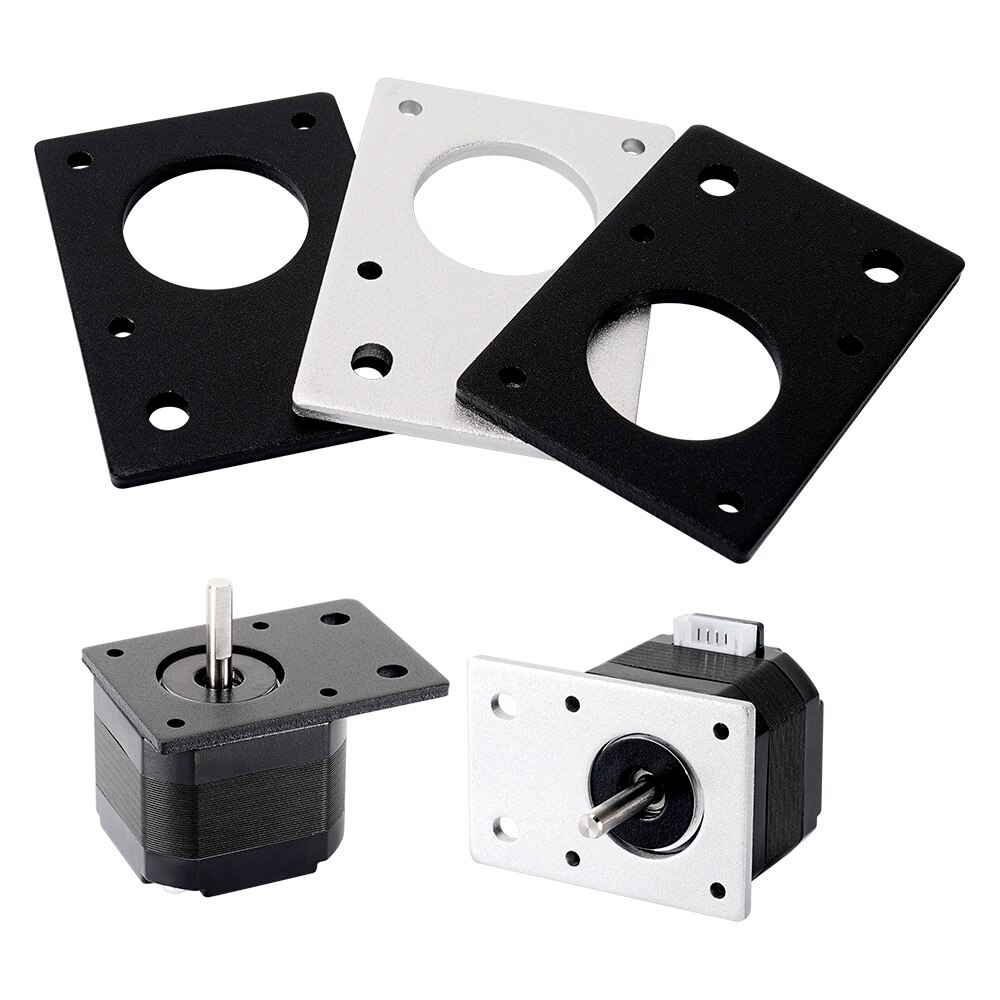 MEGA Stepper Motor NEMA 23 17 Mounting L Bracket 42step Motor Bracket Mount Fixed Support Plate Shelf 3D Printer Part 57mm 42mm