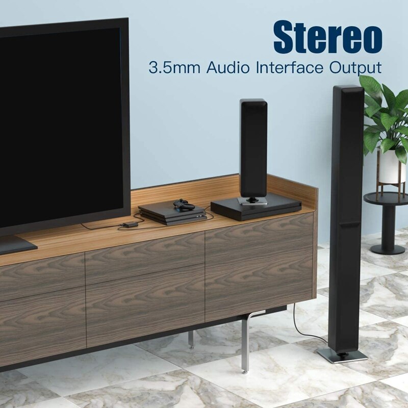 Audio Splitter 1 in 2 Out, Additional Audio Output Channel, Supports 4K x 2K @30Hz 1080P for Nintendo Switch PS4 TV