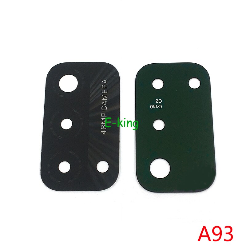 2Stck Zurück Kamera Glas Objektiv Abdeckung Für OPPO A15 A52 A53 A72 A91 A92 A92S A93 A94 A95 A96 mit Ahesive Aufkleber Ersatz Teile: A93 5G