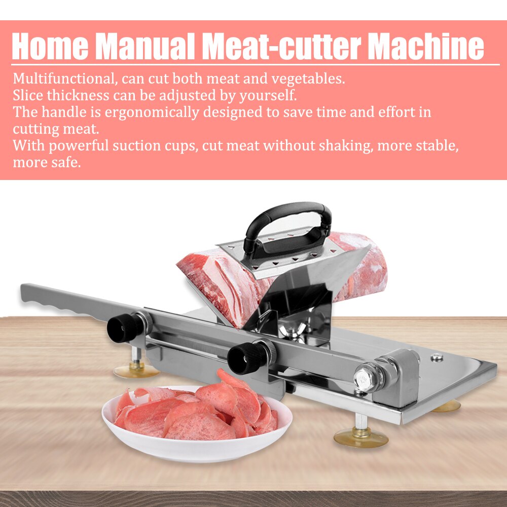 Meat Lamb Slicer Home Manual Meat cutter Machine Cattle Mutton Roll Frozen Meat Grinder Planing Meat cuttering Machines