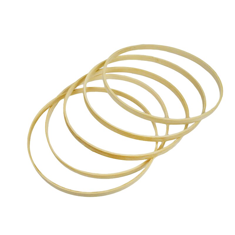 5 st 9-30cm träring krans rund bambu cirkel heminredning gör-det-själv blomställ hängande girlanger handgjorda drömbåge