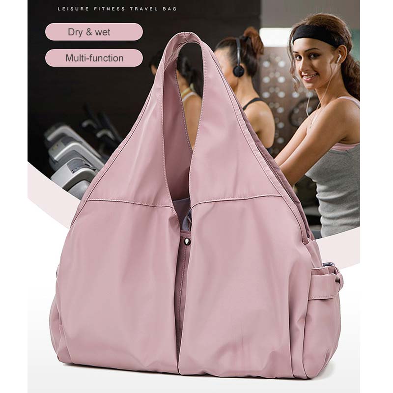 Yogamatte bag fitness gym bags travel sac de sport for kvinner gymtas mummy sports tas kvinne skulder sporttas tørr våt  xa35a