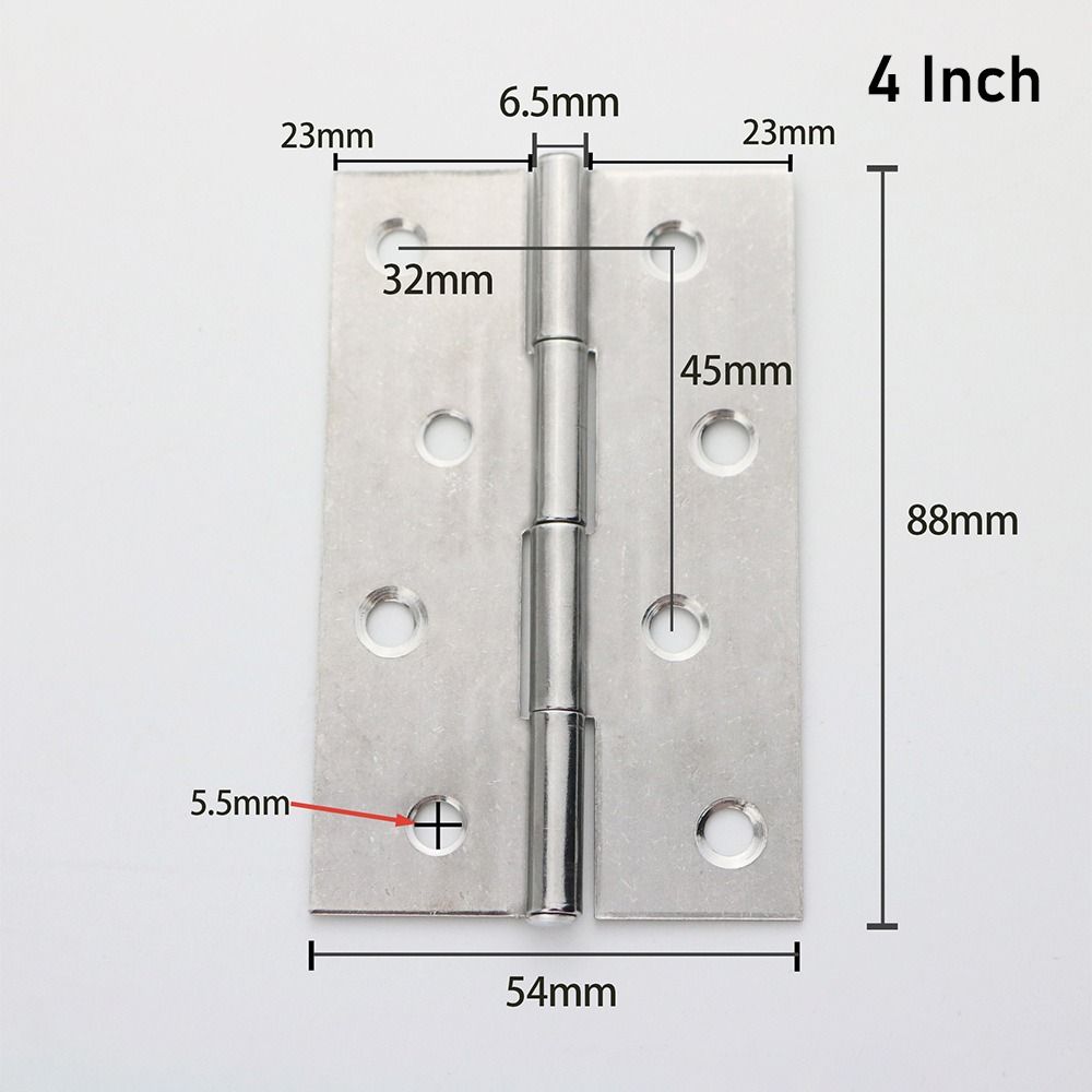 1Pcs Window Accessories Door Hinges 1/1.5/2/2.5/3 Inch 201 Stainless Steel Cross Hinge Folding Aluminum Core Furniture Hardware: Blue