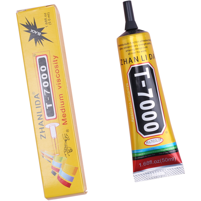 Waterproof 50ml E8000 Glue Textile Fabric Adhesive Super Epoxy b7000 Leather Craft Phone Touch Screen Display Black T9000 T7000: T7000 50ML Black