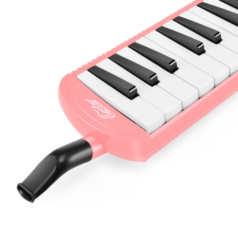Eastar 32 teclas teclado melódica Kit estilo de piano acordeones melódicos para estudiante Chliden educación con bolsa de música instrumento rosa