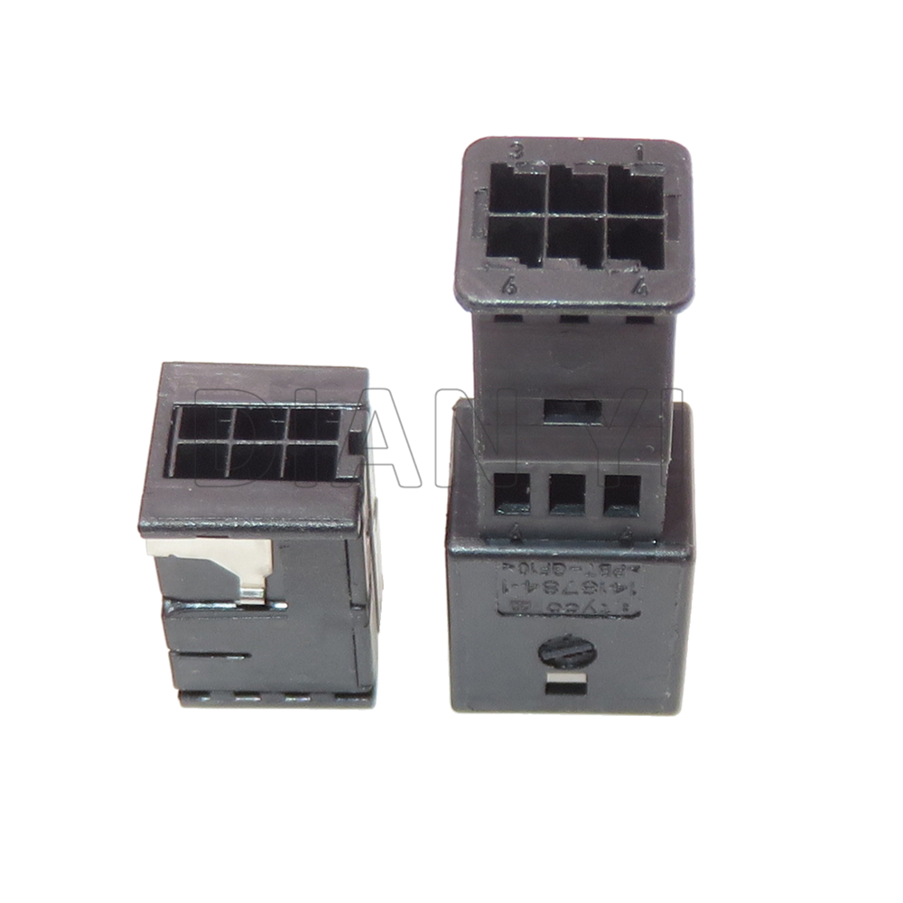 1 conjunto 6 way auto anti-reflexo espelho retrovisor conector 1418784-1 8e0 971 833 8e0 971 834 8e0971833 8e0971834 tomada de fio automático