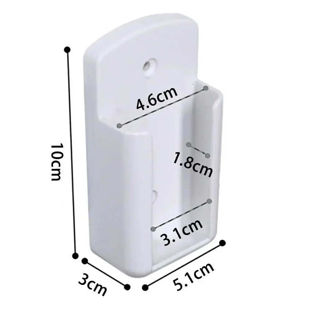 1 stks Airconditioner Afstandsbediening Houder Universele Witte Wandmontage Opbergdoos Afstandsbediening Houder Telefoon Oplaadbeugel: green