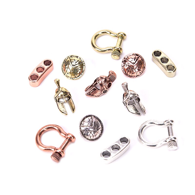 Armband accessoires survival paraplu touw kralen metalen bedels voor doe-het-zelf hanger gesp voor paraplu touw lanyards