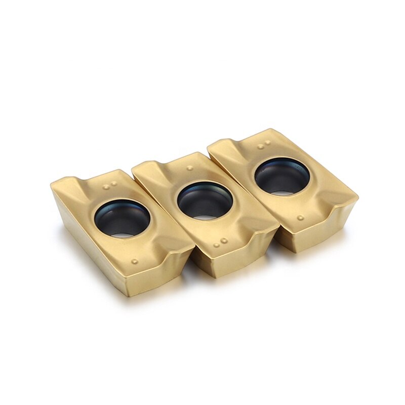 APMT1135 APMT1604 milling inserts tungsten carbide yellow coating cnc cutting tools BAP300R/400R holder facemill inserts