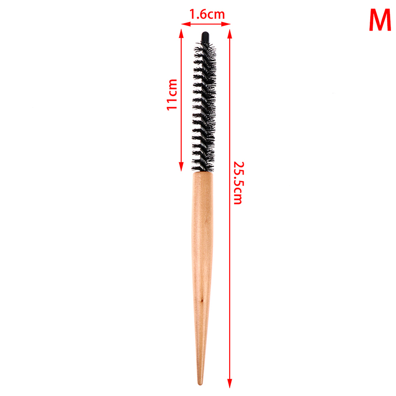 1pcs Hair Curling Brush Hair Makeup Comb For Hairdrerssing Tool Small Hair Round Brush Salon Supplies Short Hair Styling Comb: M