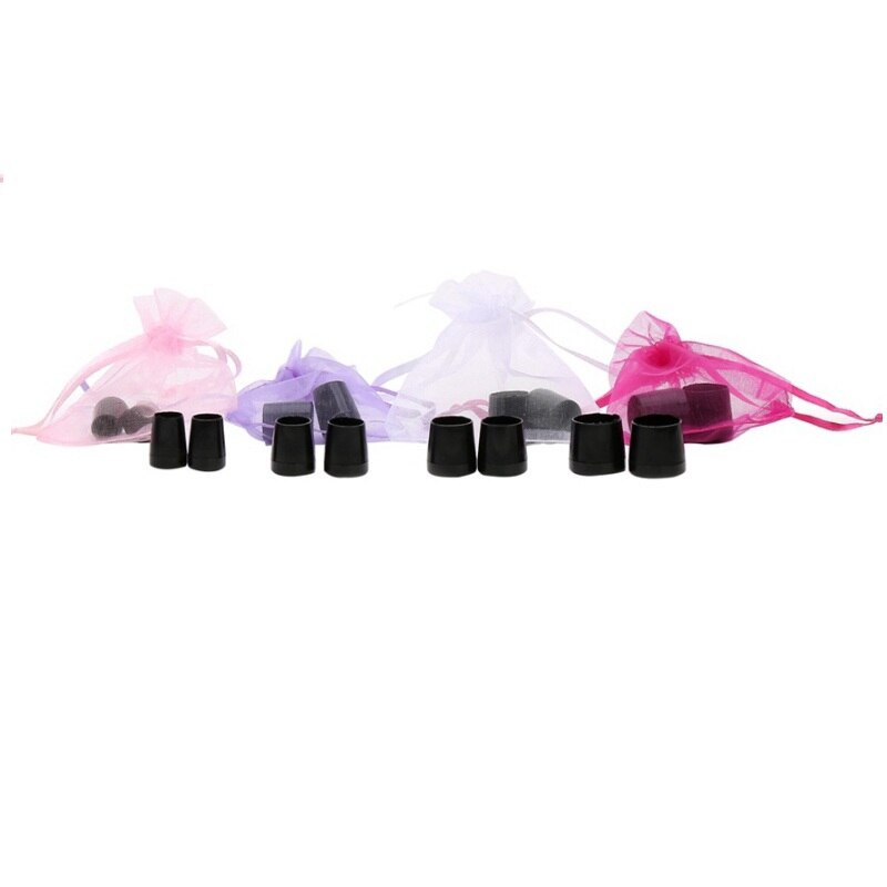 5 pares XS S M L XL protectores de tacón alto tacones de aguja estilo latino baile cubre tacón tapones antideslizante de silicona de Heeler para la boda