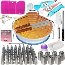 Raccords de pâtisserie buse de tuyauterie | 124 pièces/ensemble outils de décoration de gâteaux, pointes de glaçage, platine sacs de pâtisserie, buse de tuyauterie, ensemble d'outils de cuisson pour petits gâteaux biscuits