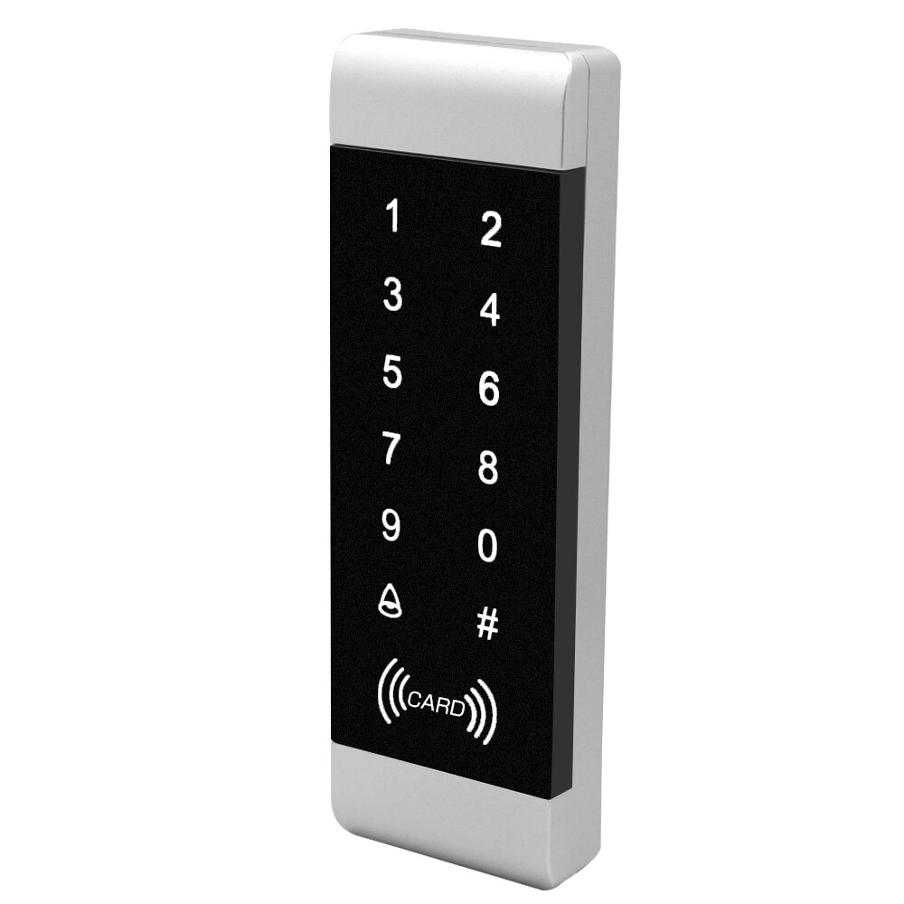 1000 User Standalone Access Control Touch Keypad Backlight RFID 125khz Access Controller with Wiegand 26 inputs and outputs