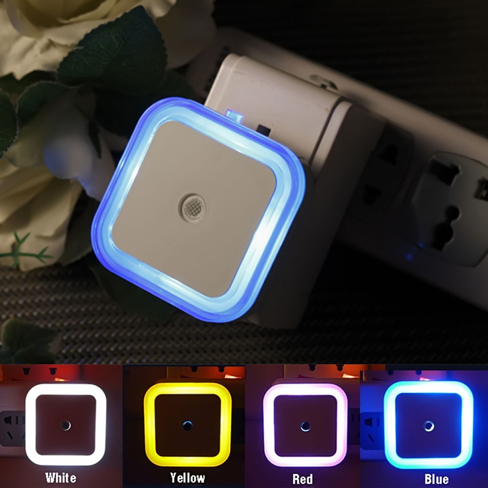 Muur Nacht Lamp Licht Sensor Controle Inductie Energiebesparende Slapen Nachtlampje 110 V-220 V Voor Babykamer slaapkamer Gangen
