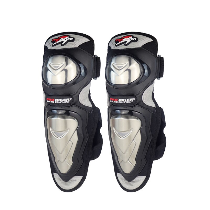 Motocross Protective Gear Motorcycle Stainless Steel Elbow Armor Guards Protector Motos Riding Equipement Elbowpads Kneepads