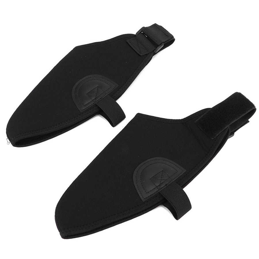 1 paire Double plaque neige chaussure protecteur coupe-vent ski botte couverture couvre-chaussures Protection pour protéger les chaussures de ski