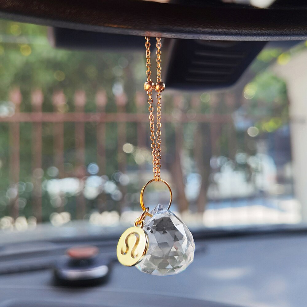 12 Constellation Sun Catcher Suncatchers for Car Window Garden Decoration Outdoor Sun Catcher Crystal Ornament Light Catcher: Suncatcher MS021
