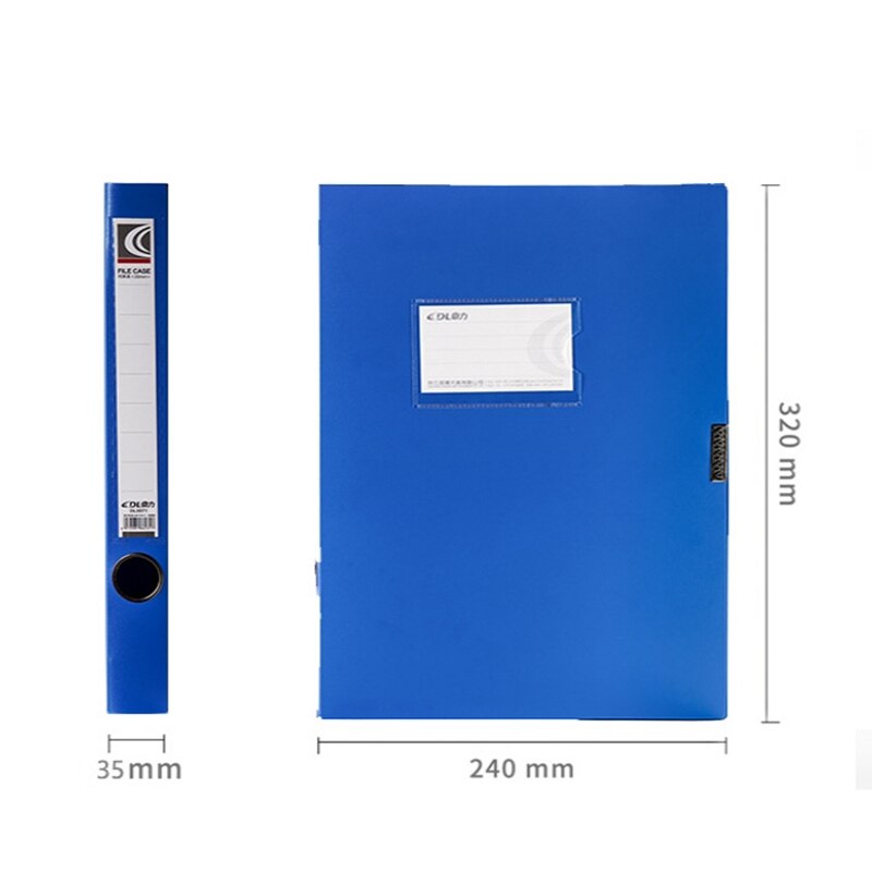 DINGLI-estuche de plástico para Limar, caja azul de 35 Mm PP, paquete de 5