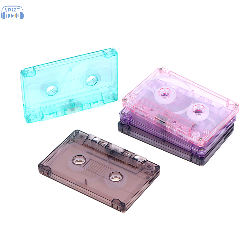 1Pc Color Blank Tape Case Audio Recording Cassette... – Grandado