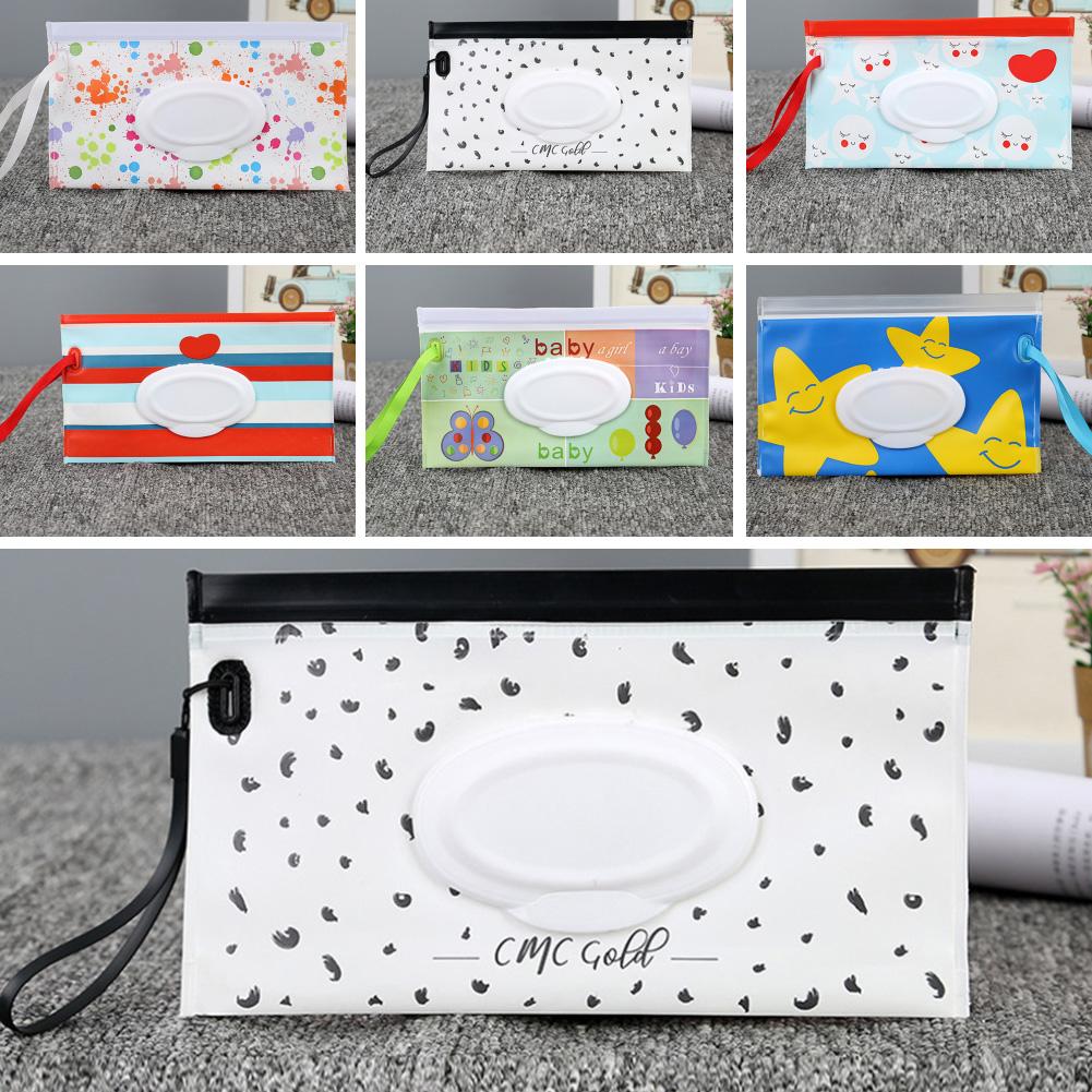 Draagbare Doekjes Tas Draagbare Natte Doekjes Opbergdoos Tissue Box Servet Houder Babydoekjes Draagbare Touw Cover Tissue Doos