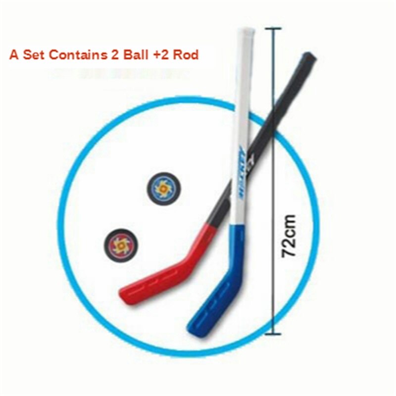 Juego de polea de juguete para niños, palo de Hockey de plástico de 72CM para deportes al aire libre, palo de Hockey