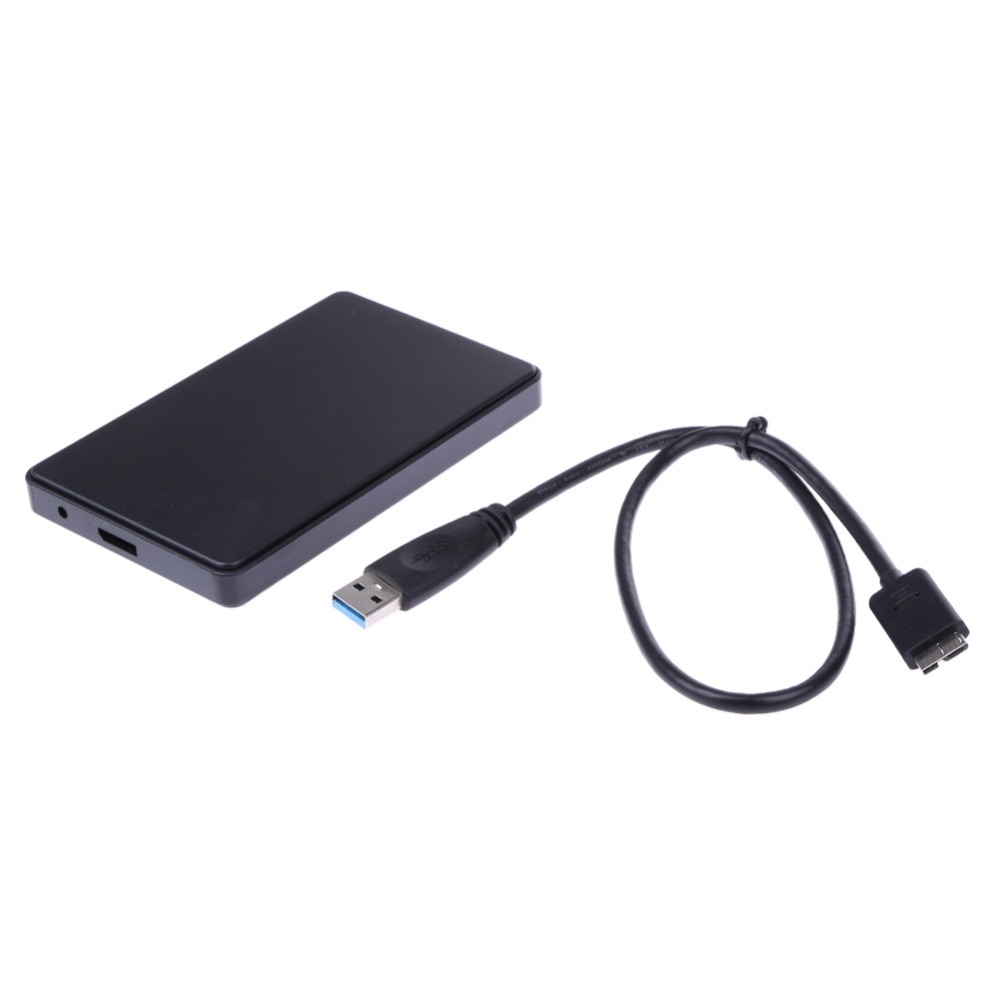 2.5 inch 2TB High Speed USB 3.0 Interface SATA Box HDD Hard Drive External Enclosure Case Caddy SATA with USB Cable for Laptop